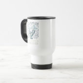 De Voyage "Engineering Blueprint Mug - Conception géométriqu (Devant gauche)