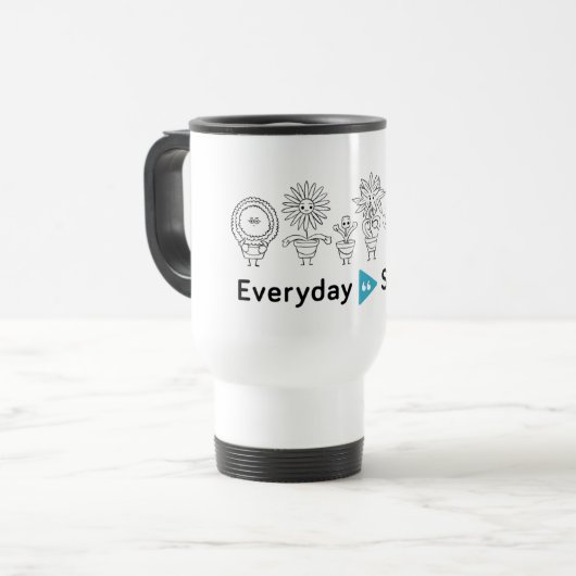 De Voyage Équipe plante Selby Tumbler Travel Mug (Devant gauche)