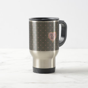 De Voyage Étoiles dans les coeurs sur Mug gris
