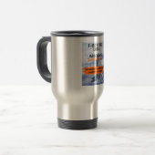 De Voyage F-15 Aigle Travel Mug (Devant gauche)
