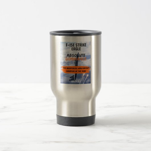 De Voyage F-15 Aigle Travel Mug (Centre)
