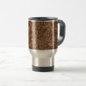De Voyage Fabulous Paisley (café et crème) Travel Mug (Devant droit)