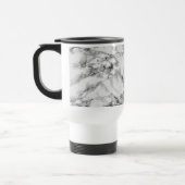 De Voyage Faux Marbre blanc Travel Mug (Gauche)