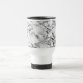 De Voyage Faux Marbre blanc Travel Mug (Centre)