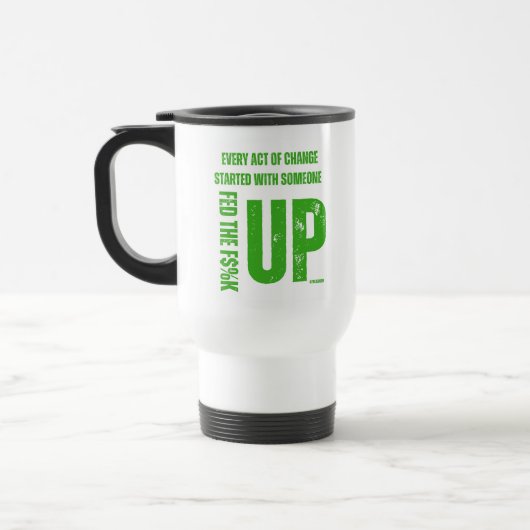 De Voyage Fed Up and Fied Up - Mug (Gauche)