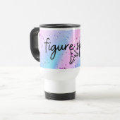 De Voyage Figure Skate Mama Travel Mug (Devant gauche)