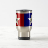 De Voyage Flag of San Antonio, Texas Travel Mug (Centre)