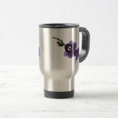 De Voyage Fleur d'orchidée violette, Mug (Devant droit)
