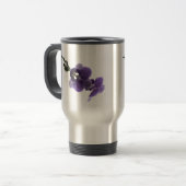 De Voyage Fleur d'orchidée violette, Mug (Devant gauche)