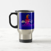 De Voyage Fun Blue Commuter 'Java Yoga' Travel Mug (Gauche)