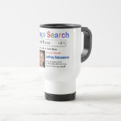 De Voyage Funky Custom Best Boss Search Gift Mug (Devant droit)