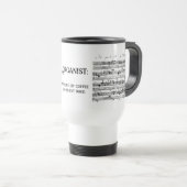 De Voyage Funny definition of an organist mug (Devant droit)