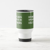 De Voyage Généalogie Tourisme Mug (Vert) (Centre)