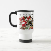 girl football travel mug