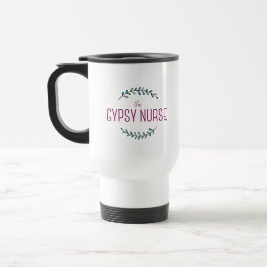 De Voyage Gitan Nurse Travel Mug (Gauche)