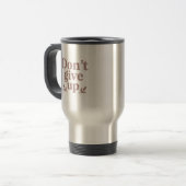 De Voyage Glittery Perseverance T-Shirt Coffee Mug (Devant gauche)