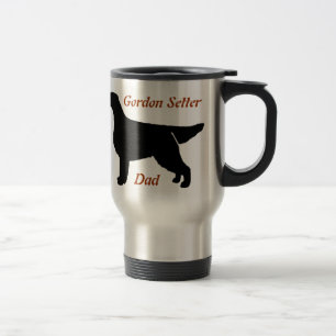 De Voyage Gordon Setter Papa Aluminium Travel Mug