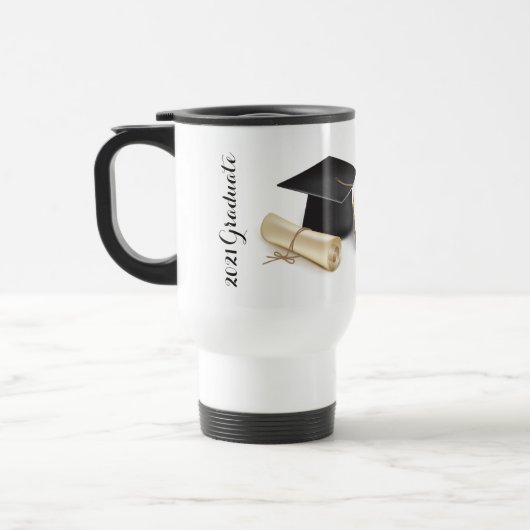 De Voyage Graduation inoxydable Steele Mug (Gauche)