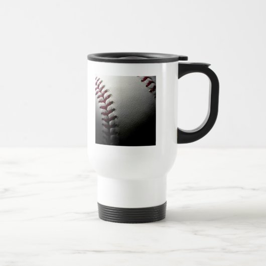 De Voyage Gros plan Baseball Travel Mug (Droite)