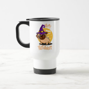 De Voyage Halloween Puggy Travel Mug