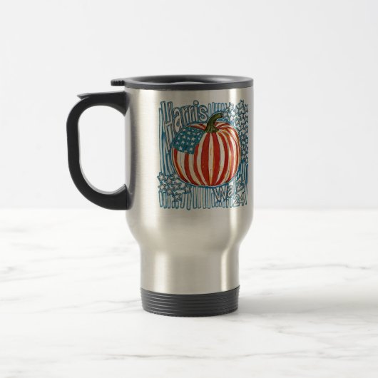 De Voyage Harris Walz 24 Mug à café à deux tons (Gauche)