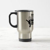 De Voyage Honey Badger Hunter mug - choisir style et couleur (Gauche)
