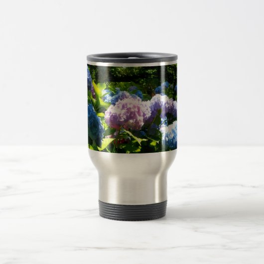 De Voyage Hydrangea Flower Travel Mug (Centre)