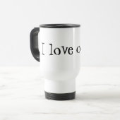 De Voyage I Love Coffee - Travel Mug (Devant gauche)