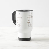 De Voyage I Need Coffee Cute Doodle Mug (Devant gauche)