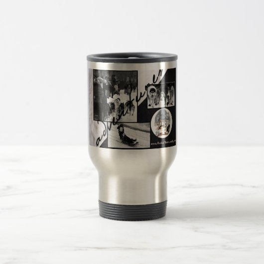 De Voyage Iditarod B&W Travel Mug (Centre)