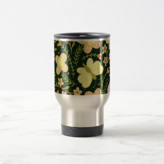 De Voyage Illustrated Flowers Travel Mug