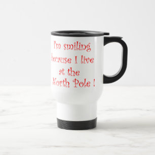 De Voyage Je suis souriant parce que-voyage mug