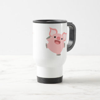 De Voyage Jolie caricature Cochon Commuter Mug