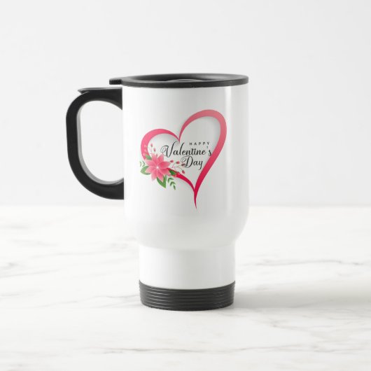De Voyage Joyeuse Saint-Valentin-53816 Mug à Café (Gauche)