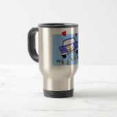 De Voyage Juste Marié Travel Mug (Devant gauche)