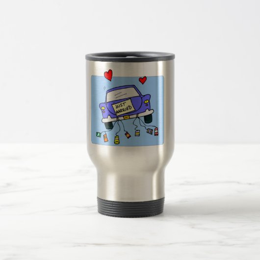 De Voyage Juste Marié Travel Mug (Centre)