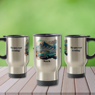 De Voyage La route ouverte appelle Travel Mug