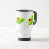 De Voyage Ladybugs Sur La Mug Feuille (Devant droit)