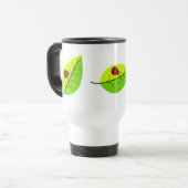 De Voyage Ladybugs Sur La Mug Feuille (Devant gauche)