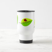 De Voyage Ladybugs Sur La Mug Feuille (Centre)