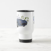 De Voyage Lapis Grey Figaro travel mug - reisbeker (Centre)