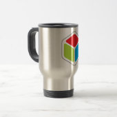 De Voyage Le Cube Travel/Commuter Mug (Devant gauche)