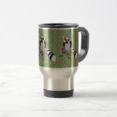 De Voyage Le Roi Julian Damask Travel Mug (Devant droit)