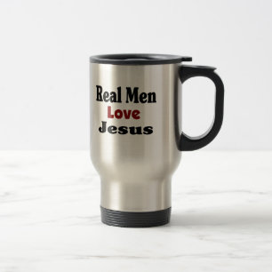 De Voyage Les vrais hommes aiment Jésus Mug