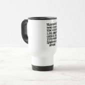 De Voyage Lettres gothiques Mug (Devant gauche)