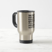 De Voyage Lettres gothiques Mug (Devant gauche)