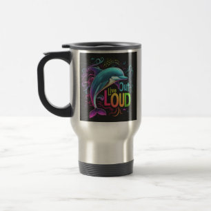 De Voyage "Live Out Loud" Travel Coffee Mug