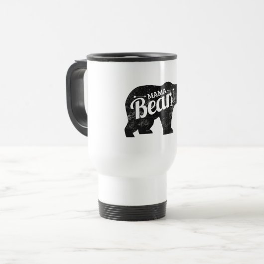 De Voyage Maman Bear Coffee Travel Mug (Devant gauche)