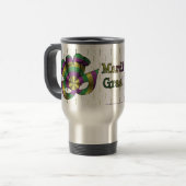 De Voyage Mardi Gras Masque Mug (Devant gauche)