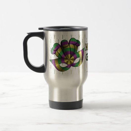 De Voyage Mardi Gras Masque Mug (Gauche)